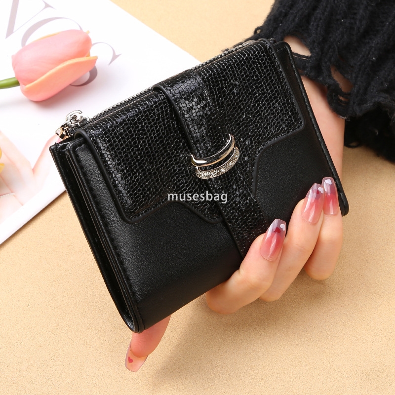 Designer Women's High end Elegant Practical Wallet Short Style New Fashion Instagram Trendy Retro Lightweight Multi functional Zero Wallet Docume
