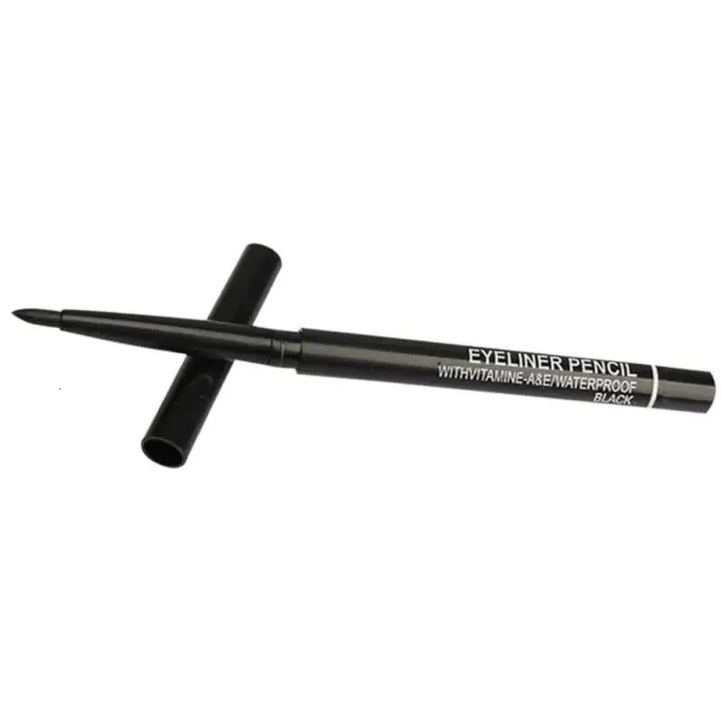 1/3pcs Womens Makeup Rotary Retractable Eyeliner Pencil Waterproof Black Brown Eye Liner Pen 240625