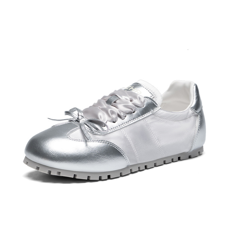 Shoes Bow Training Ballet Summer Retro Casual Shoes All Fit Lightweight Lace Up Soft Sole Non Slip Ddmysaturn