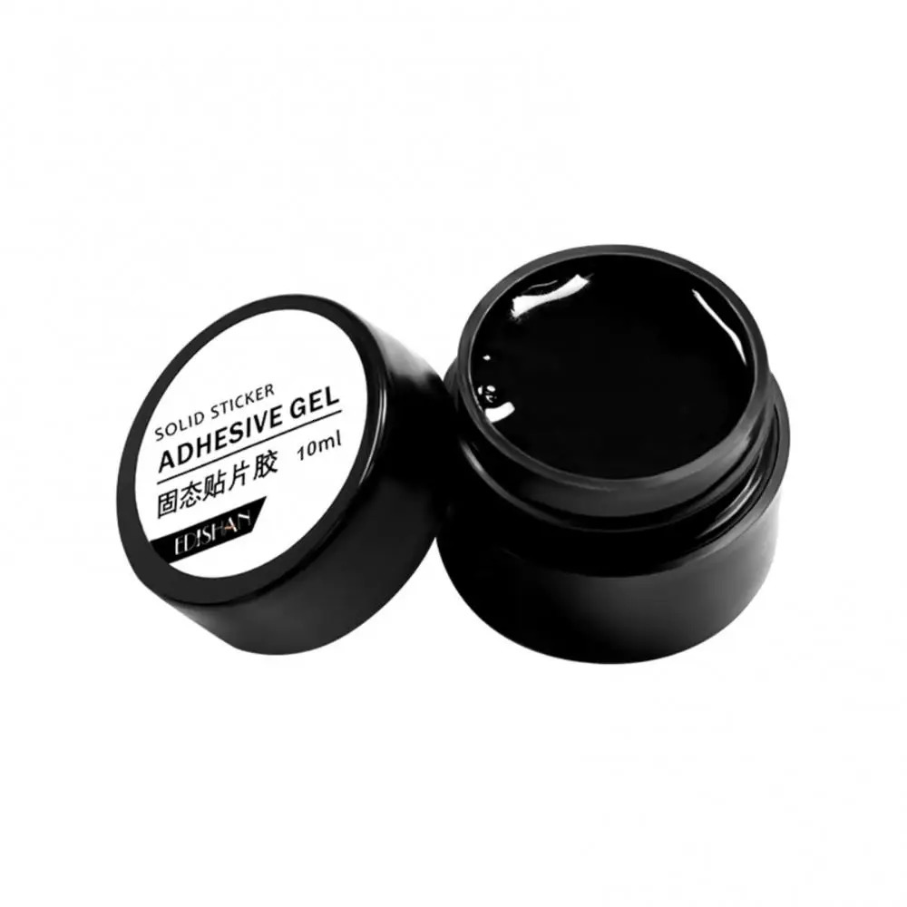 Easy Stick Solid Nail Patch Gel Gummy Adhesive Bond 8ml UV Glue No-Flowing Modelling Stick Tips Clear Solid Nail Art UV Gel 240625