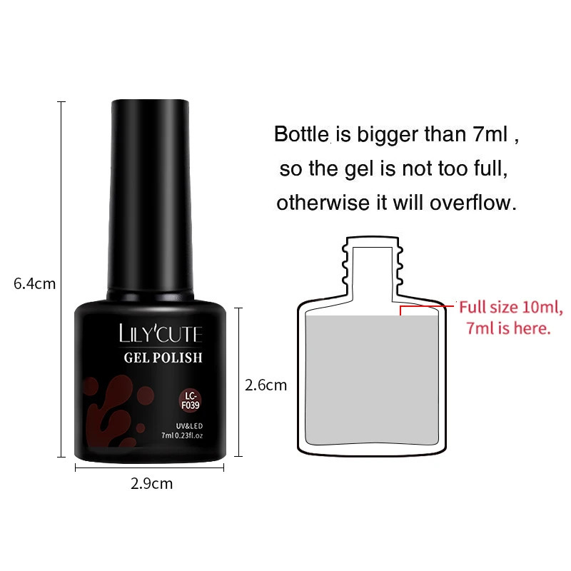 LILYCUTE 7ML gel nail polish brown earth coffee series semi anent UV gel chocolate autumn winter nail art gel varnish 240625