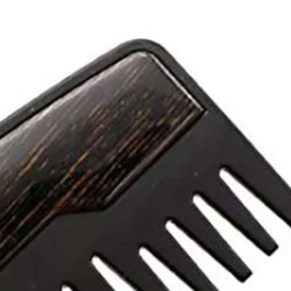 MOQ 100pcs Preminum OEM Custom Hair Comb Wide Teeth Metal Wooden Beard Combs Oil Hairs For Men Peines De Barba De Madera Pelos De Aceite Para Hombres
