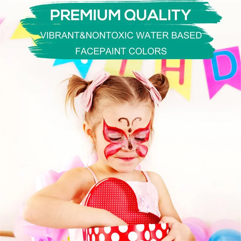 30g round box blush face painting water-based face pigment body painting makeup 240626