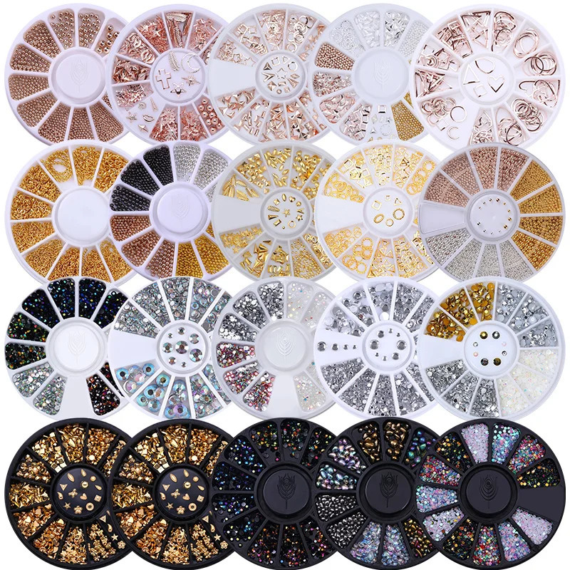 Mixed Color Chameleon Nail Water Diamond Sparkling Small Irregular Beads for Nail Art 3D Decorative Stone Wheels DIY Tips 240625
