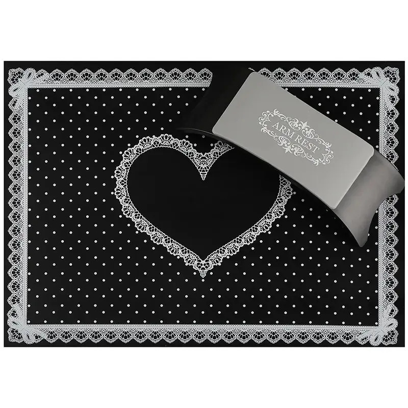 TC Japanese Soft Nail Silicone Hand Pillow Hand Cushion Tablecloth Pillow Mat PVC Washable Folding Full Set of Tools 240625