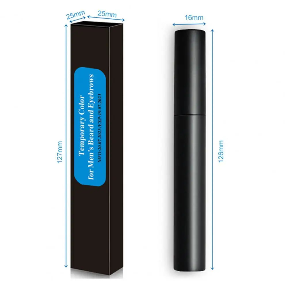 10ML Mens Eyebrow Tint Men Beard Brow Color Fuller Well-defined Look Easy Application Removal Mens Eyebrow Tint 240625