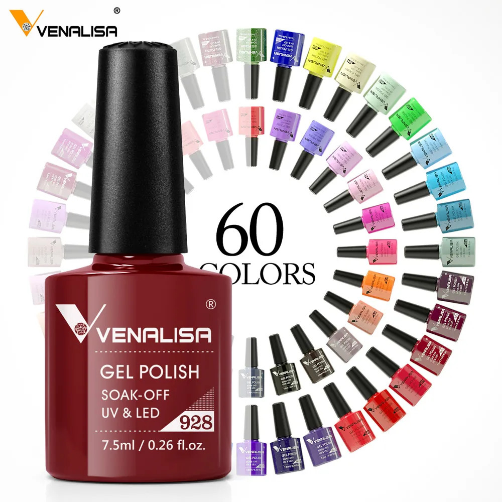 Venalisa nail gel polishing 60 color high-quality product nail art soap odorless organic UV gel nail polish varnish gel decal 240625