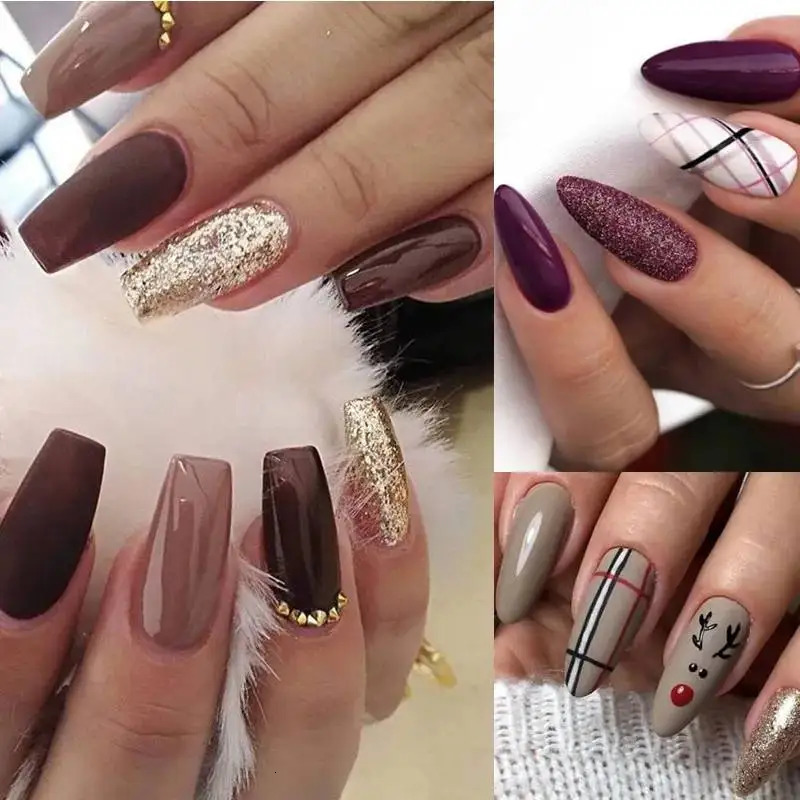 Mtssii 6ML coffee gel nail polish brown semi anent UV gel chocolate autumn winter soap nail art gel varnish 240625
