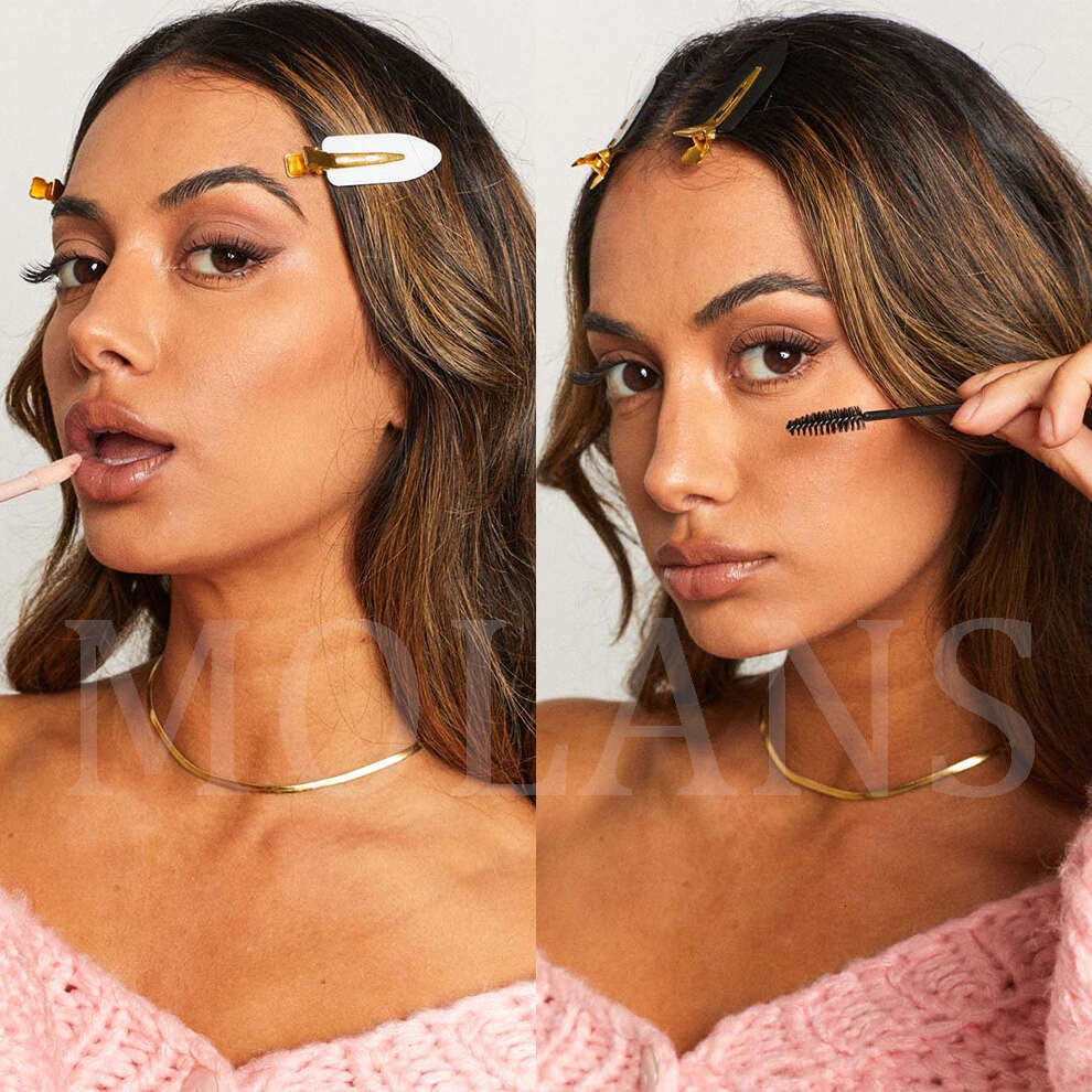 Molans 10pcs/set No Bend Seamless Hair Clips Side Bangs Barrette Makeup Washing Face Accessories Women Girls Styling Hairpins