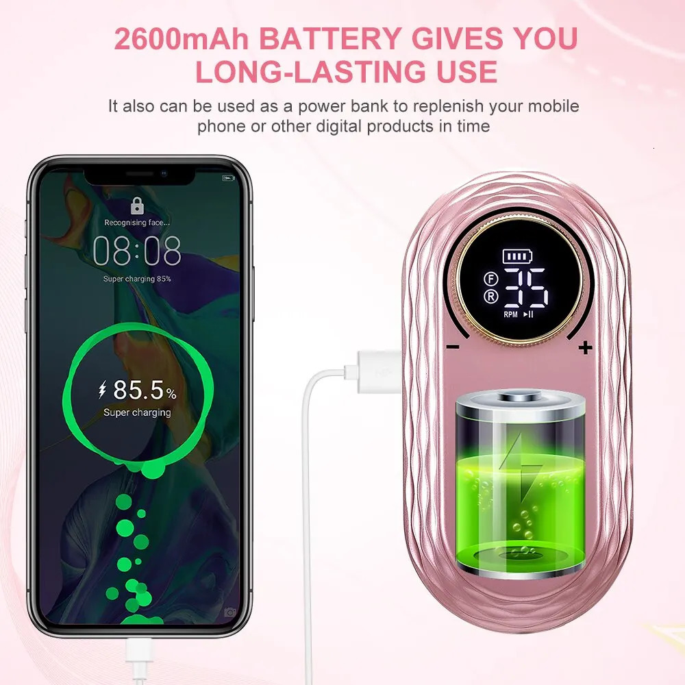 35000RPM Nail Drill Machine Rechargeable Nail File Nails Accessories Gel Nail Polish Sander Professional Tool Manicure Set 240625