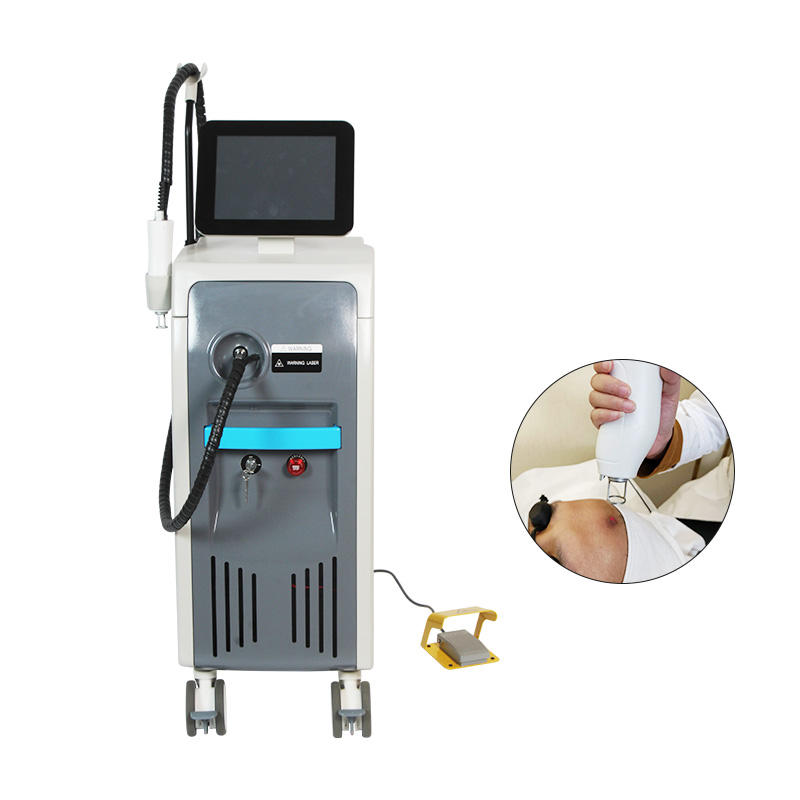 2025 High Frequency Alex 755 1064 Nd Yag Laser Tattoo Removal Hair Removal Skin Brightening Freckle Mole Elimination High Energy Laser Machine