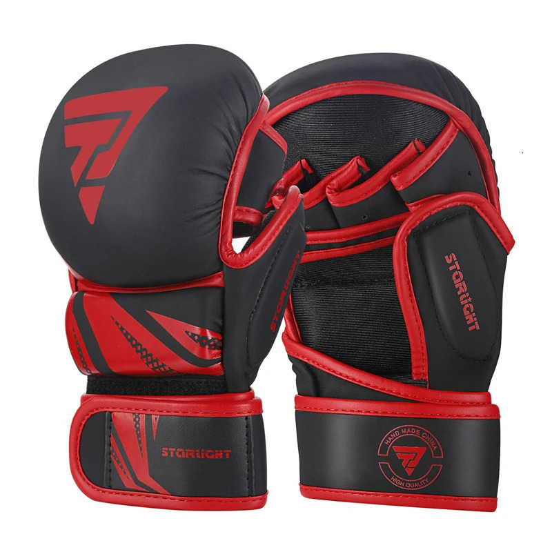 Professional MMA Boxing Gloves PU Leather MMA Fighting Martial Arts Boxing Gloves Karate Muay Thai Training Gloves Mens 240625