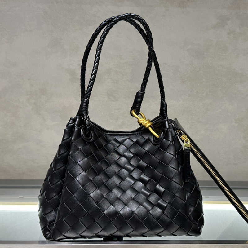 Weave Shoulder Tote Designer Intrecciato Leather Crossbody Bag Large Hop Handbag Purses Magnetic Closure Two Top Handles Internal Removable Zipper Wal