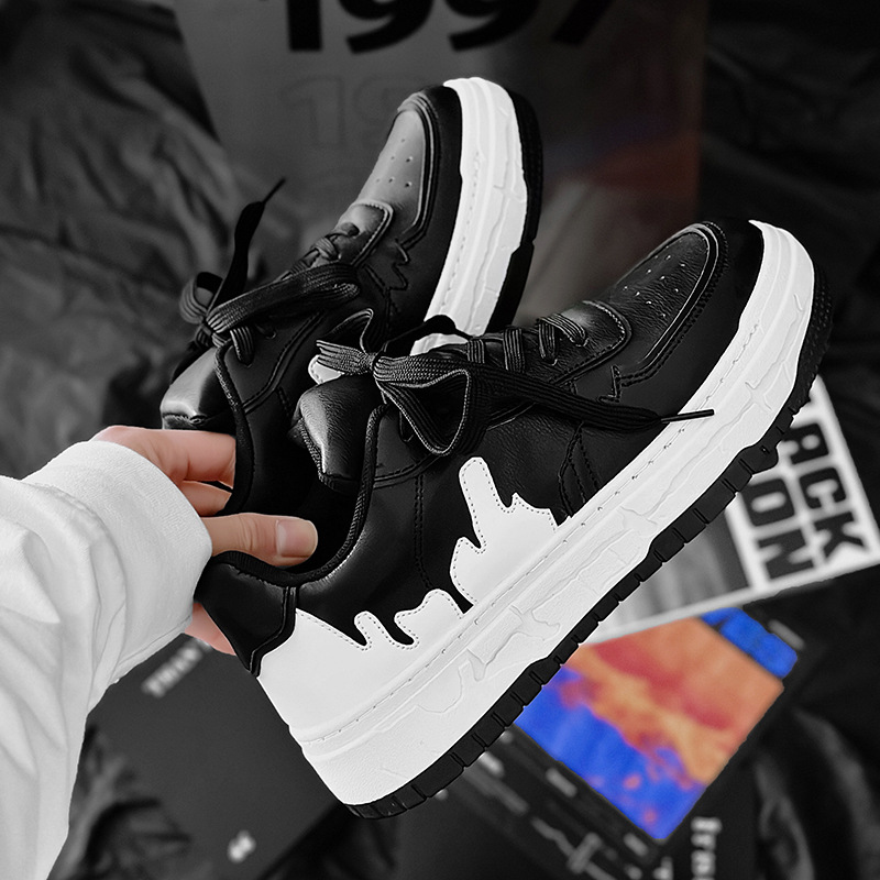 New niche design Hong Kong style Mori system bread shoes casual new national tide brand pops shoes live skateboarding shoes models 232