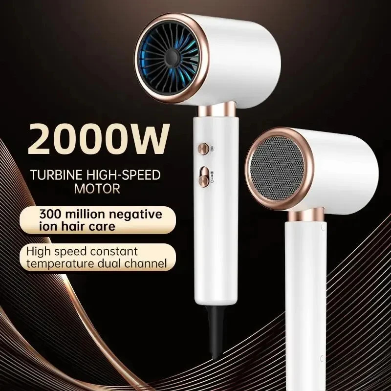 Hair Dryer High-Speed Electric Airflow Low Noise Constant Temperature And Quick Drying Suitable For Home Salons. 240625