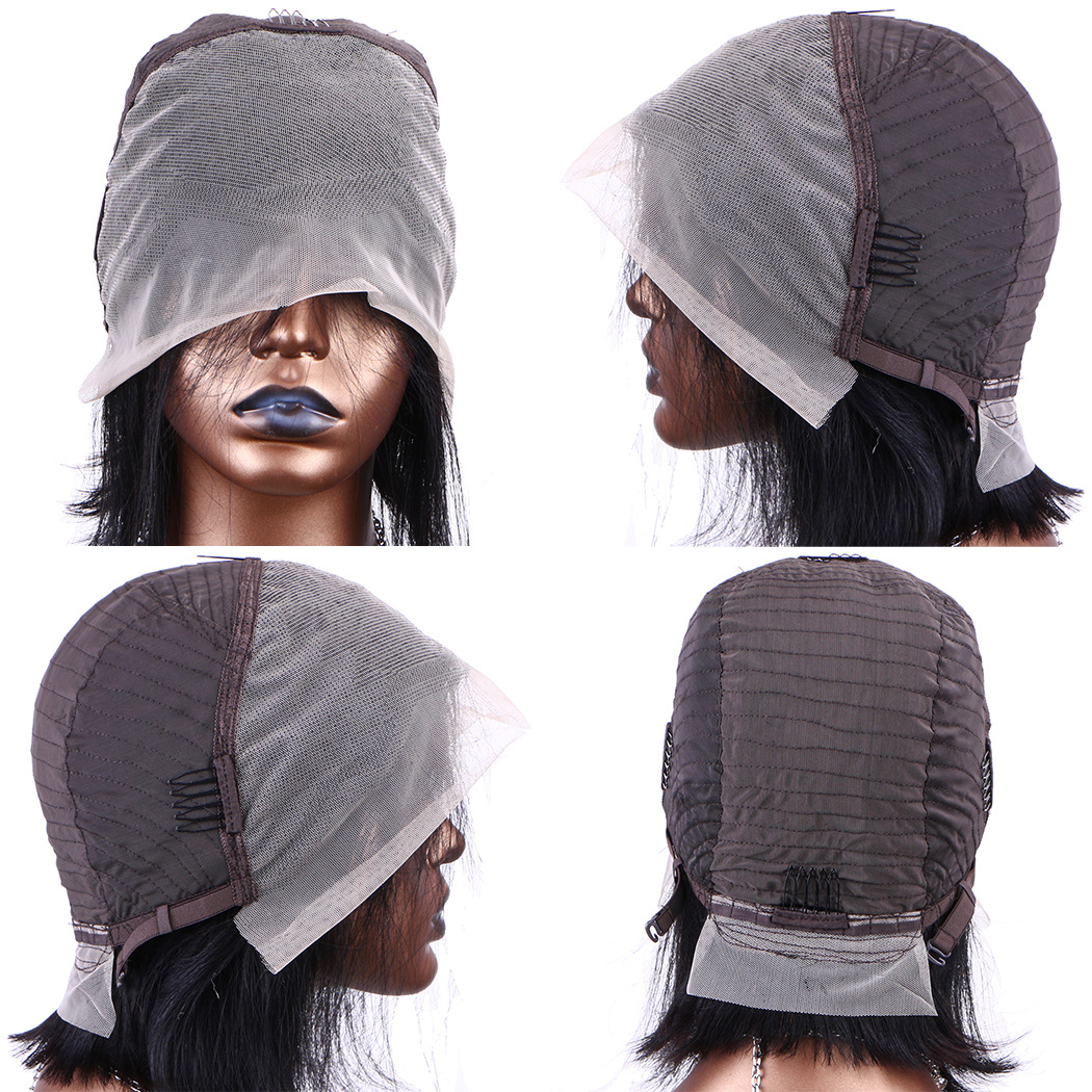 180% Density Front Lace Curly Human Lace Headband 13X4 African Women Braided Long Hair Wig Black Adhesive Free Wig