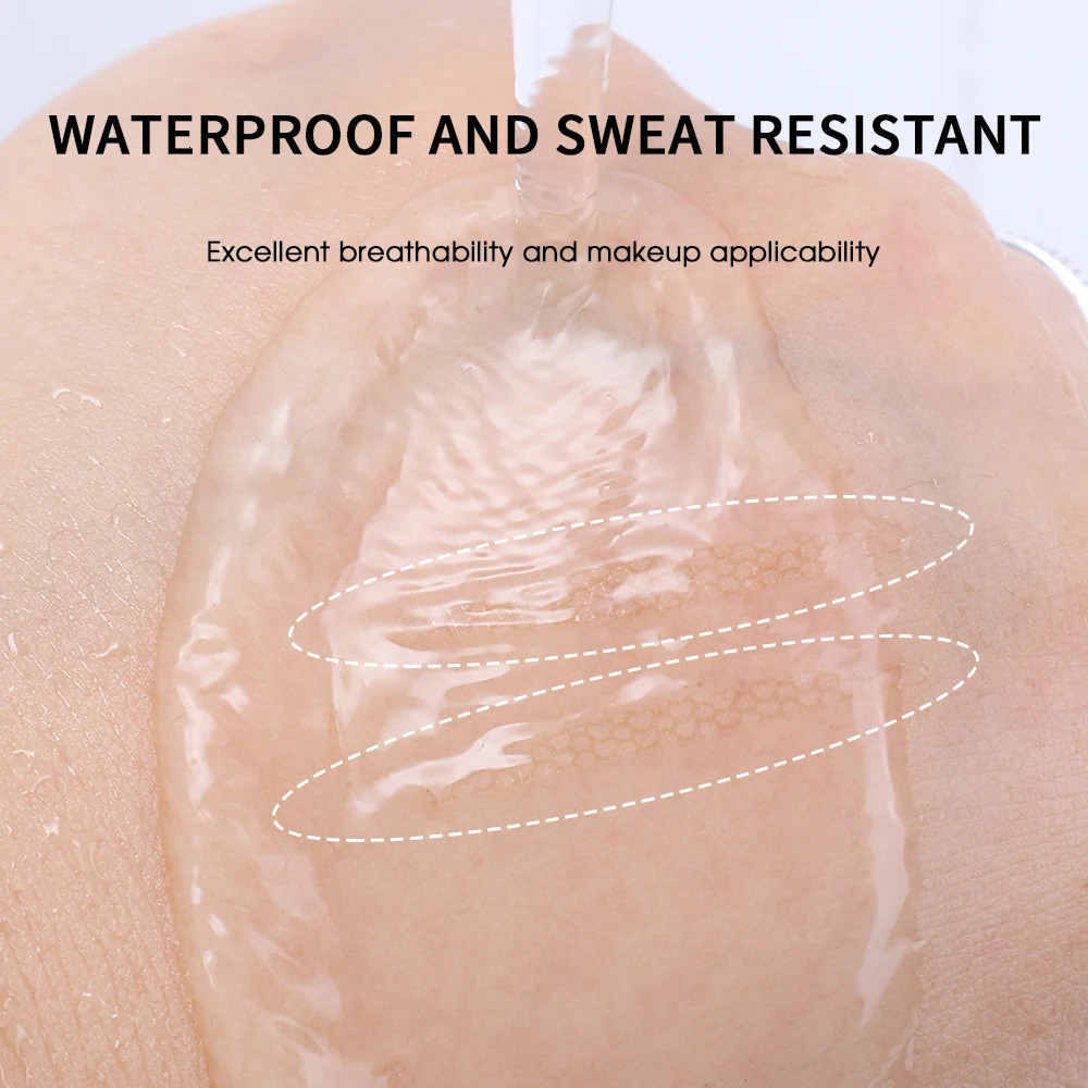 Invisible Double Eyelid Sticker Mesh Olive-shaped Eyelid Tape Self-adhesive Waterproof Anti-sweat Natural Eye Lift Tape Makeup 240626