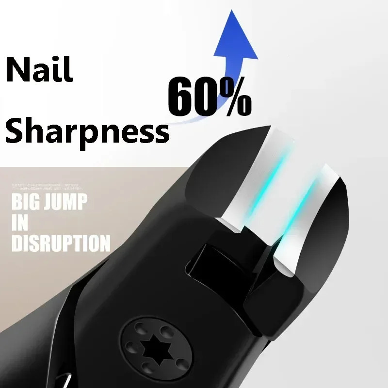 est Anti-Splash Nail Clippers Single Nail Clipper Thick Hard Special Nail Trimmer Large Size Household Thick Nails 240625