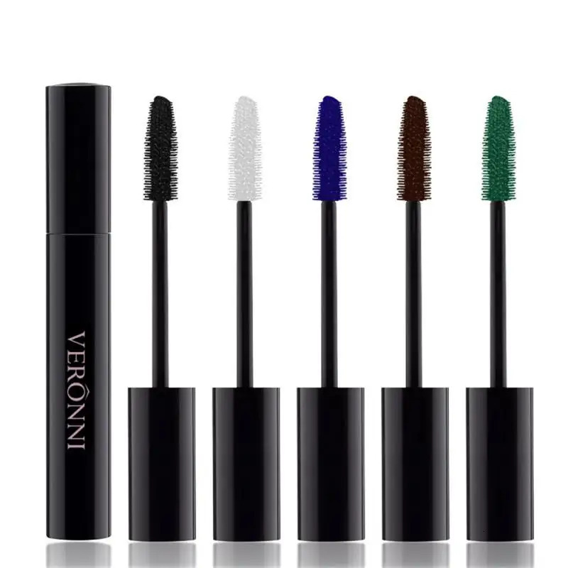 1Pcs Waterproof Colorful Mascara Curled Lengthening Eyelash Anti Smudging Eyelash Cream Eye BLack Lasting Eye Makeup Cosmetics 240625