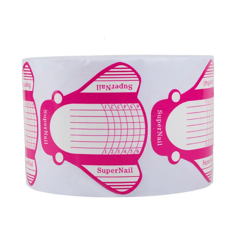 50100500pcs Nail Forms Gel Extension Sticker French Acrylic Curve False Nails Art DIY Guide Form Manicure Art Tools 240625