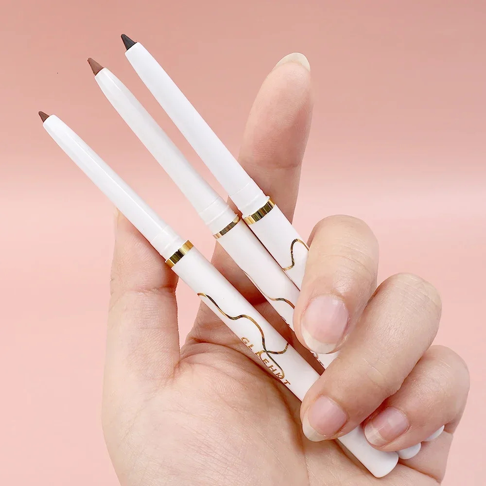Waterproof Ultra-thin Eyeliner Gel Pencil Quick Dry Smooth Eye Liner Long Last Lower Eyelash Pen Korean Makeup Cosmetics 240625