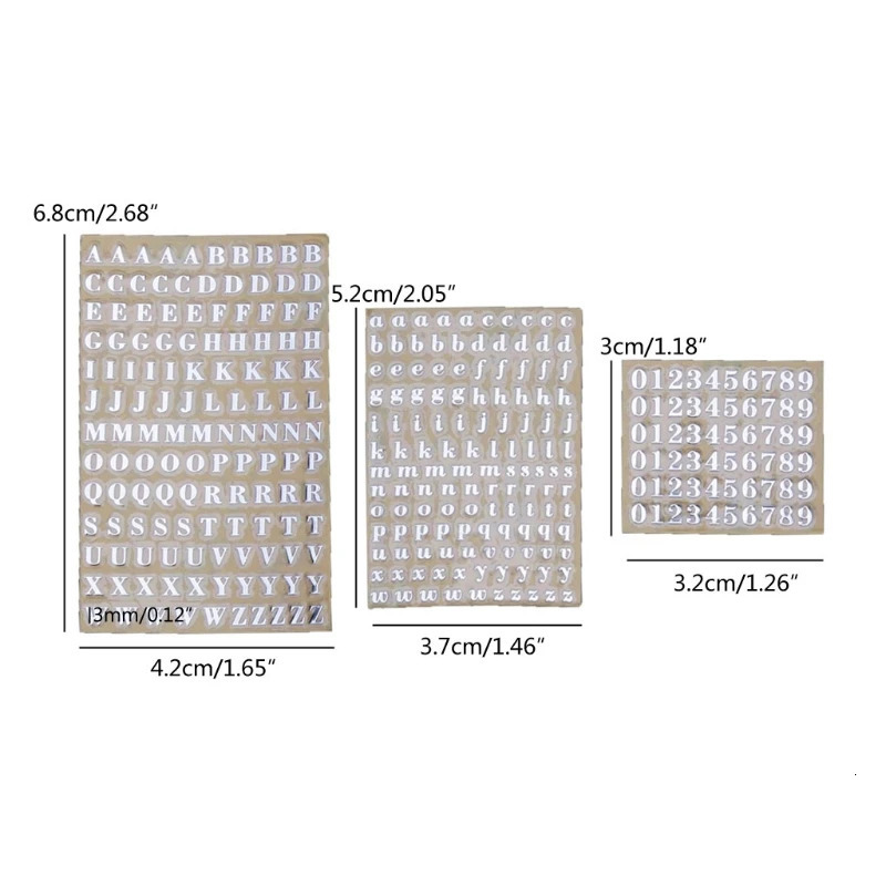 5 pieces of m letter stickers short and shiny epoxy resin decorative stickers with English letter numbers filled with UV epoxy resin 240625