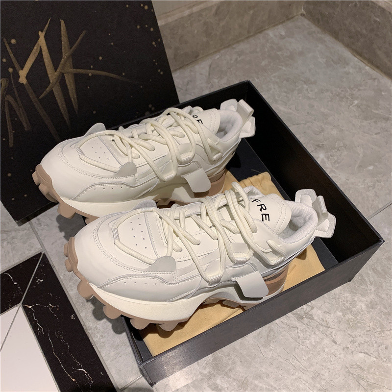 Pop shoes women 2024 spring new ins tide thick bottom casual hundred with sneakers 232