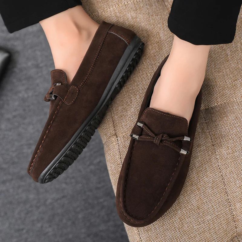 Mens casual shoes boat shoes mens sports shoes 2024 new fashionable driving shoes walking casual shoes mens sports shoes 240625