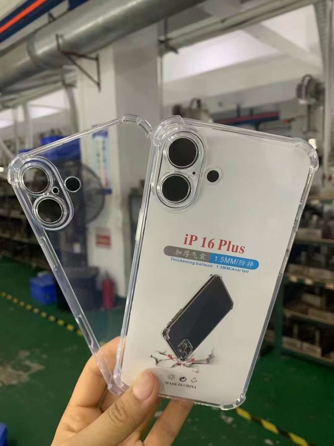 I17 1.5MM Fine Hole Shockproof Soft TPU Case For Iphone 17 Air 16E 16 15 Plus 14 13 12 Pro Max 11 Pro Max XR XS MAX X 8 7 6 Anti Fall Airbag Four Corn
