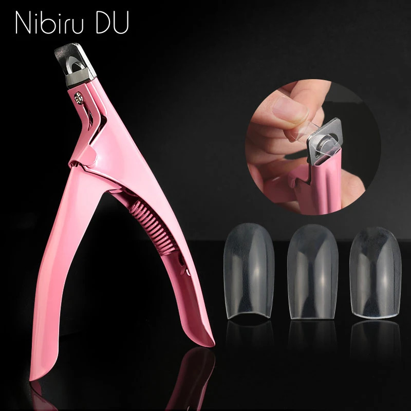 False Nail Clipper Manicure Clamp Clippers Special Type U Word Cut False Manicure Tools Cut Clipper Nail Manicure Tools 240625