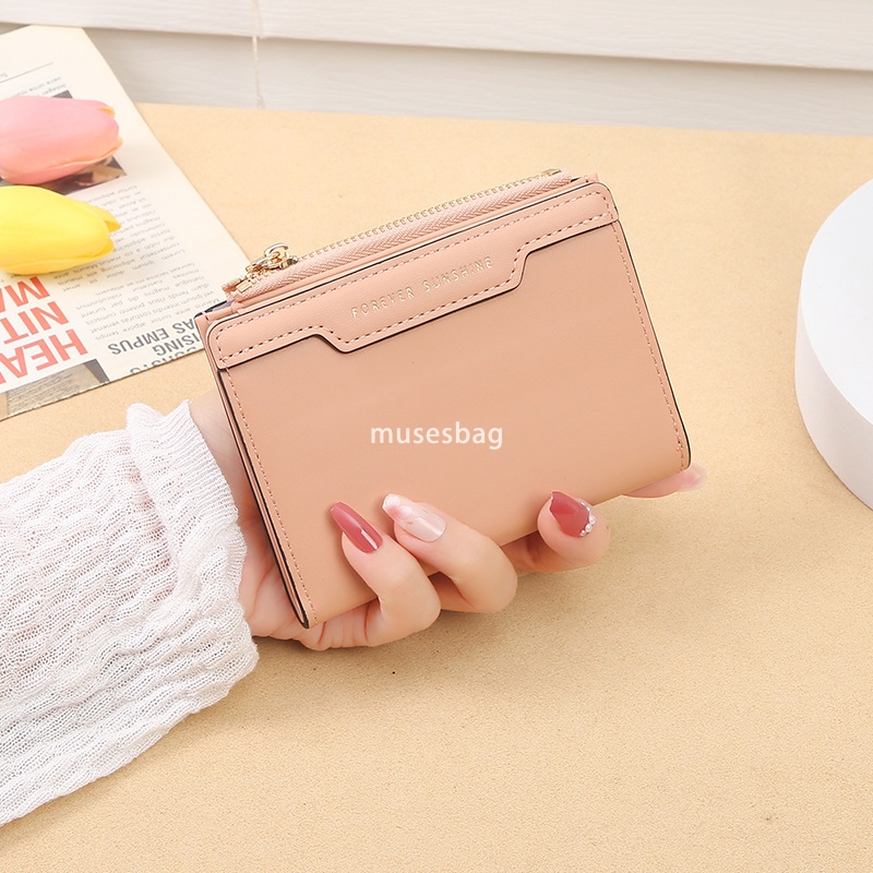 Advanced Women's Designer New Korean Wallet Fashionable and Minimalist Cross border Short Style Multi Card versatile and Practical Multi function