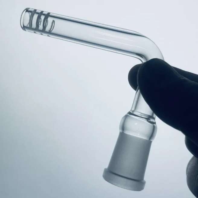 Glass Bong Downstem Pipes 90 Degree 14mm for Beaker Smoking Water Pipes