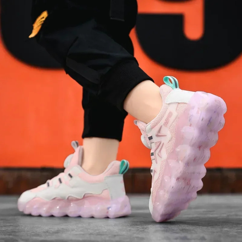 Tennis Children Sport Shoe Boy Anti Slip Year Spring Autumn Primary School Student Casual Shoes Female Daddy Shoes Girl Shoe 240625