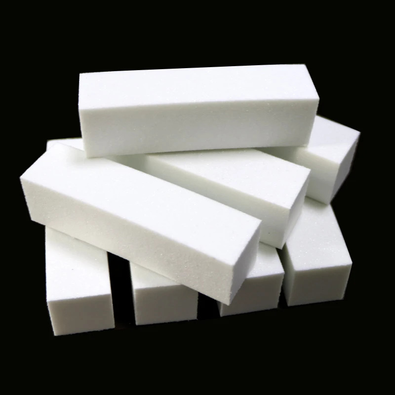 51020Pcs White Buffer Sanding Block Files Grit Manicure Nail Art Tips Tool High Quality DIY Polish for Finger and Toe Nails 240625