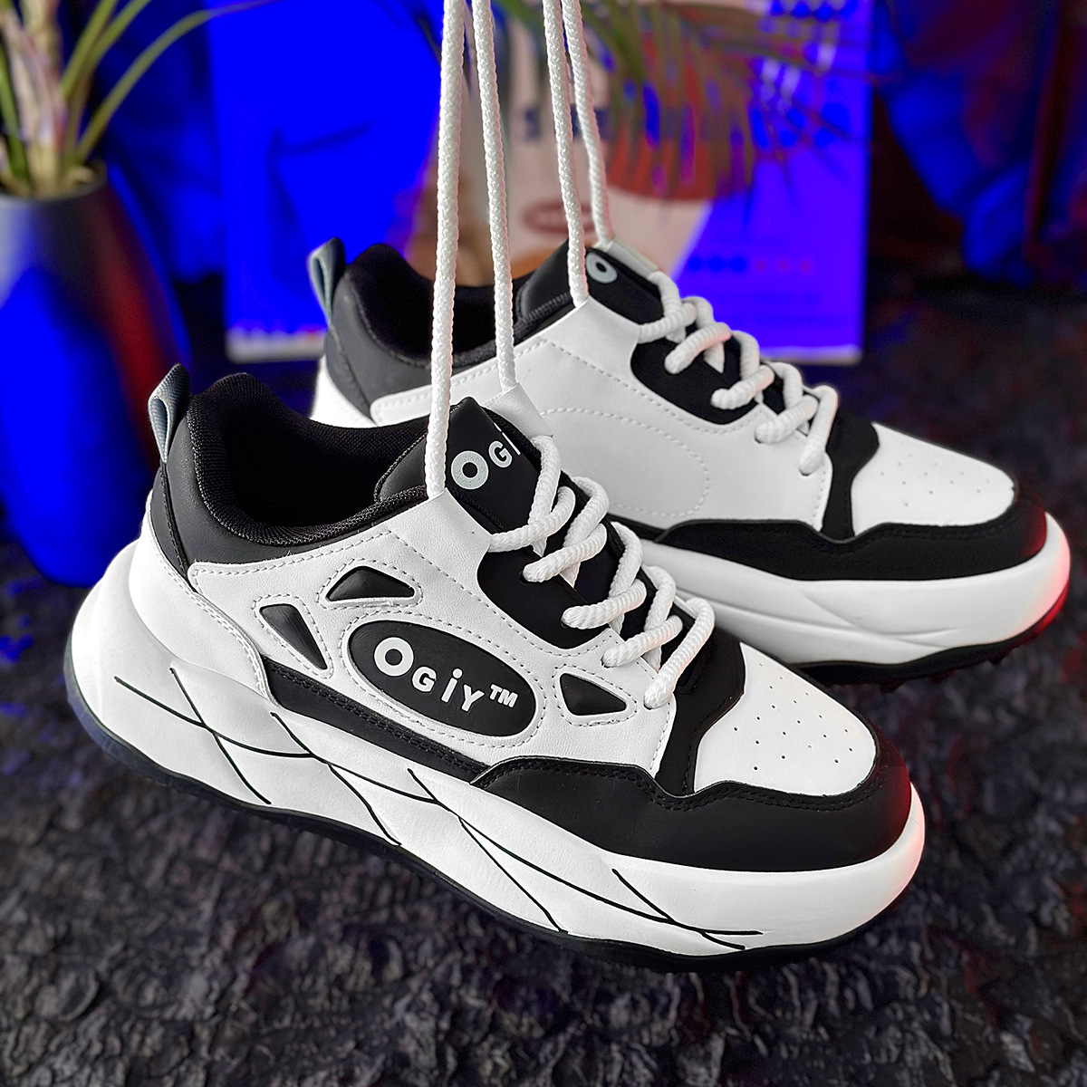 Niche design bread shoes men's casual new national tide brand pops shoes skateboarding shoes models 232