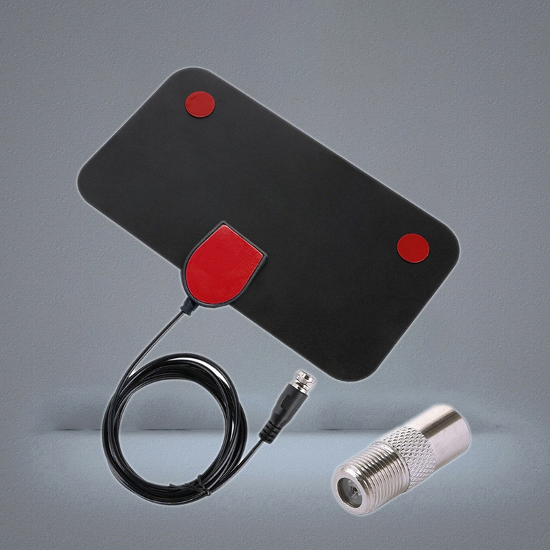 Flat Indoor HD Signal Amplifier Digital TV Antenna 50 Miles Range Skywire