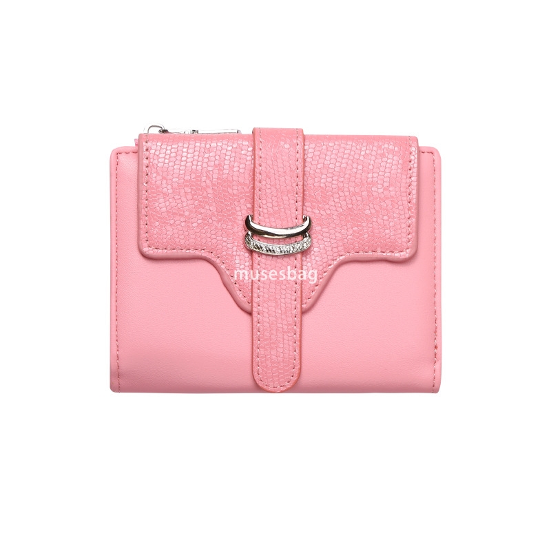Designer Women's High end Elegant Practical Wallet Short Style New Fashion Instagram Trendy Retro Lightweight Multi functional Zero Wallet Docume