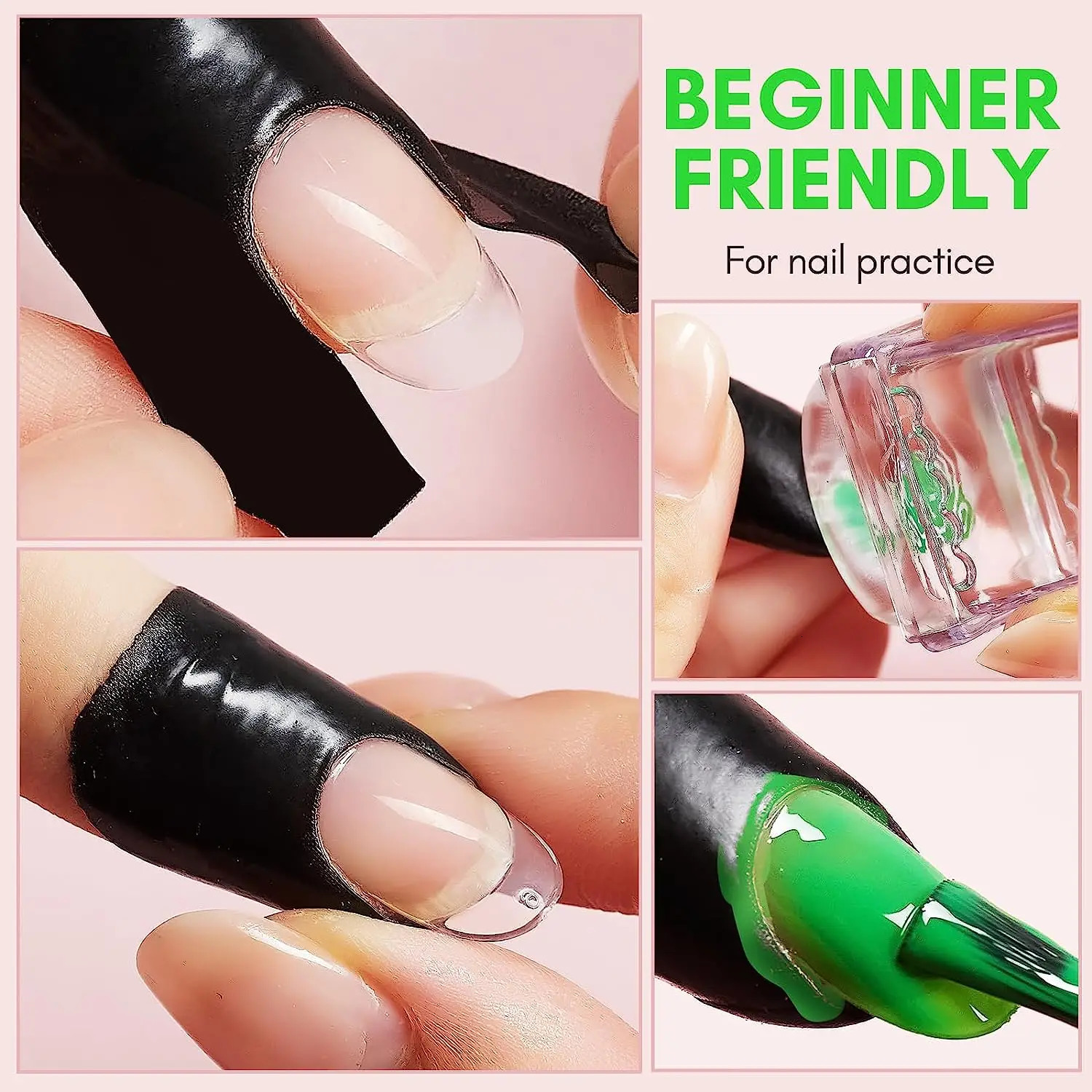 100pcs Nails Protector For Gel Nail Polish Fingers Peel Off Barrier Skin Cuticle French Stickers Painting Manicure Accessorie 240625