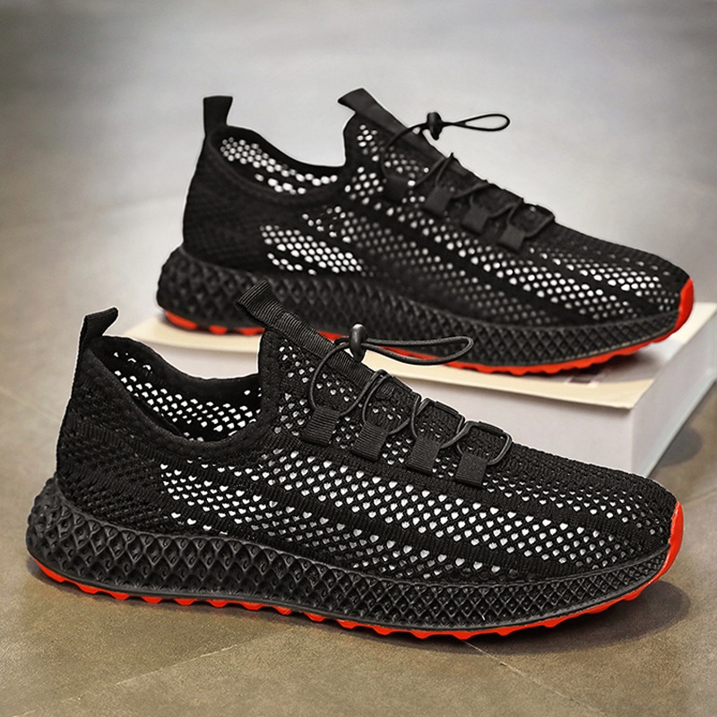 Summer Net Shoes Lightweight Breathable Comfortable Shoes Wholesale Outdoor Water Shoes Tide With Thick Soled Sports Shoes