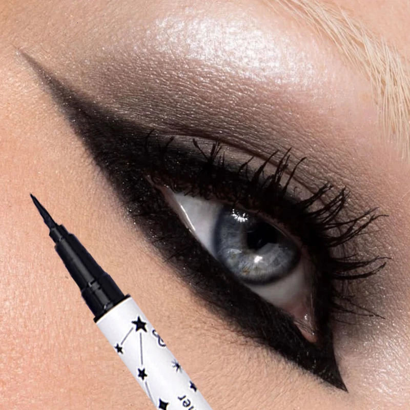 Lasting White Eyeliner Pencil Waterproof Quick-Drying No Blooming Matte Colored Liquid Eye Liner Pen Women Eyes Makeup Cosmetics 240625