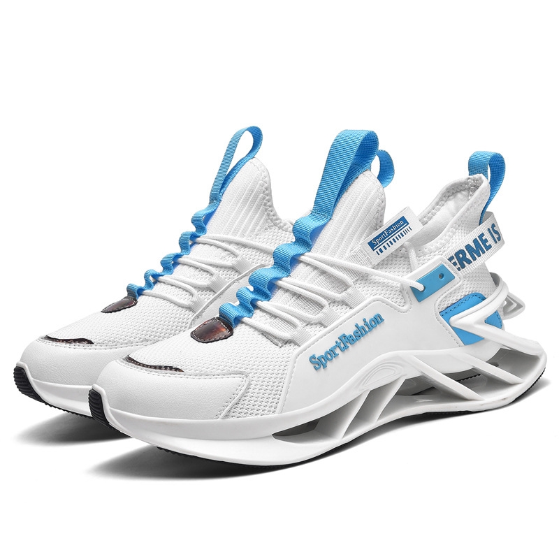Men Athleisure Shoes Spring And Autumn Sports Leisure Increase Fashionable Shoes Running Shoes Summer Breathable Match Men'S Large Size Blade Sho