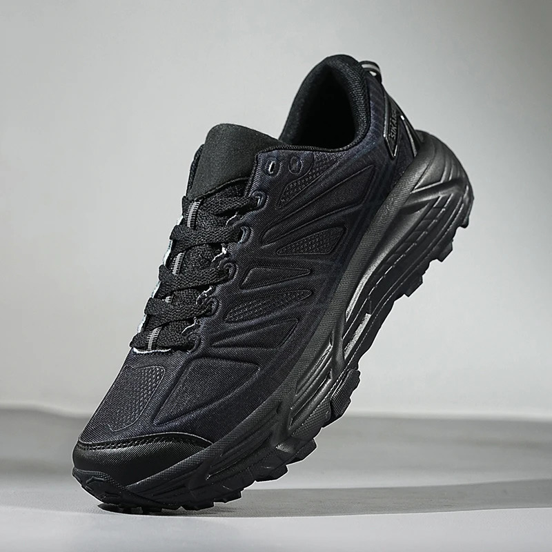 Thick Soled Lightweight Running Shoes for Men Non-Slip Walking Sneakers Lace-Up Tennis Cozy Sports Shoes Classic Style 240625