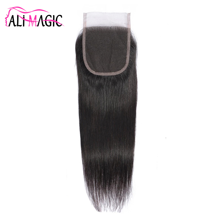 HD Silky Straight Lace Closure Top Closures Remy Human Hair 12-20inch Weave With Closure Natural Color 2x6 4x4 5x5 6x6 7x7 13x4 13x6 360 Lace Closure 