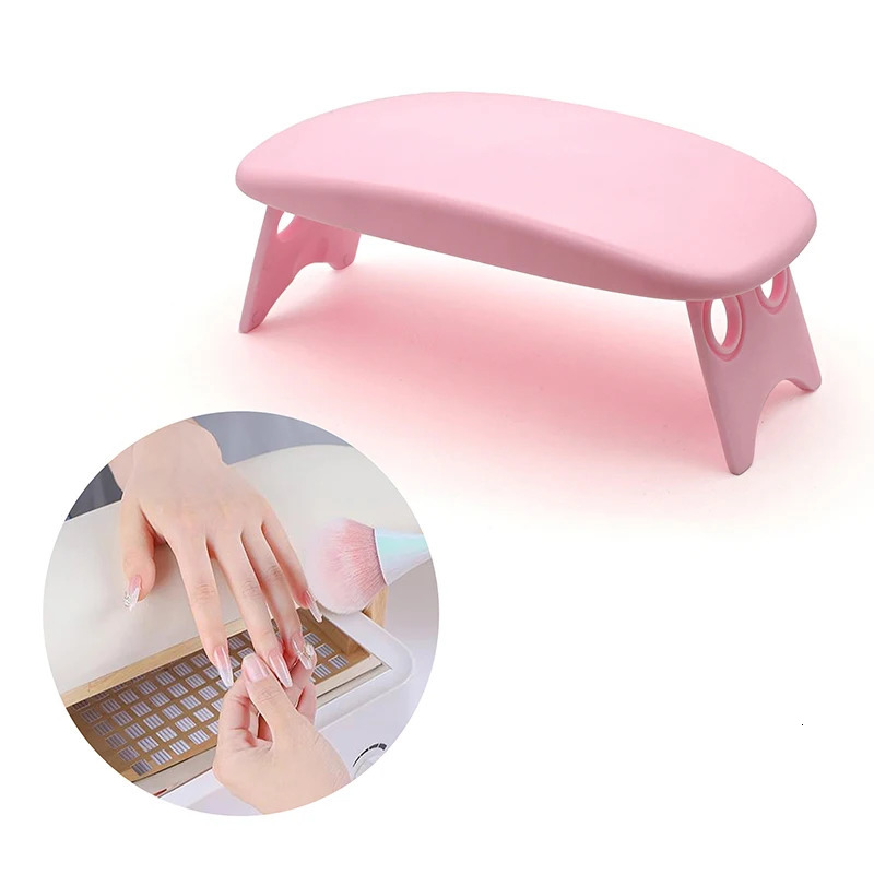 Folding Nail Hand Manicure Rest Arm Stand Pillow Cushion Holder Table Desk Armrest Sponge Support Mat Polish Tool Practice Salon o240625