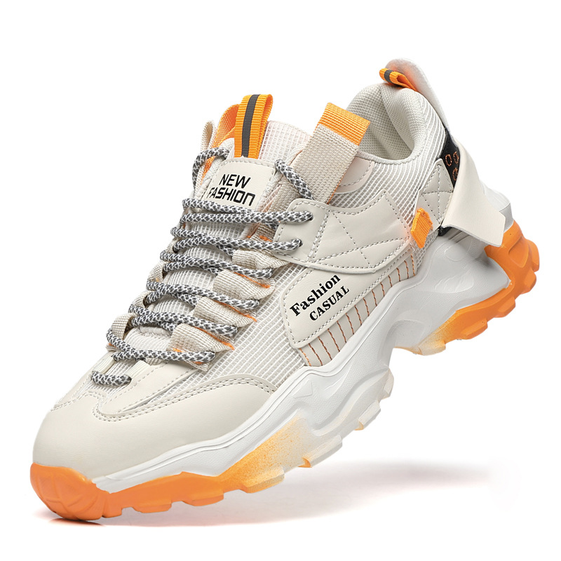 Daddy Shoes Men 2024 New Mesh Cloth Breathable Low-Top Sports Shoes Fashion Trend Outdoor Running Shoes Spot Wholesale