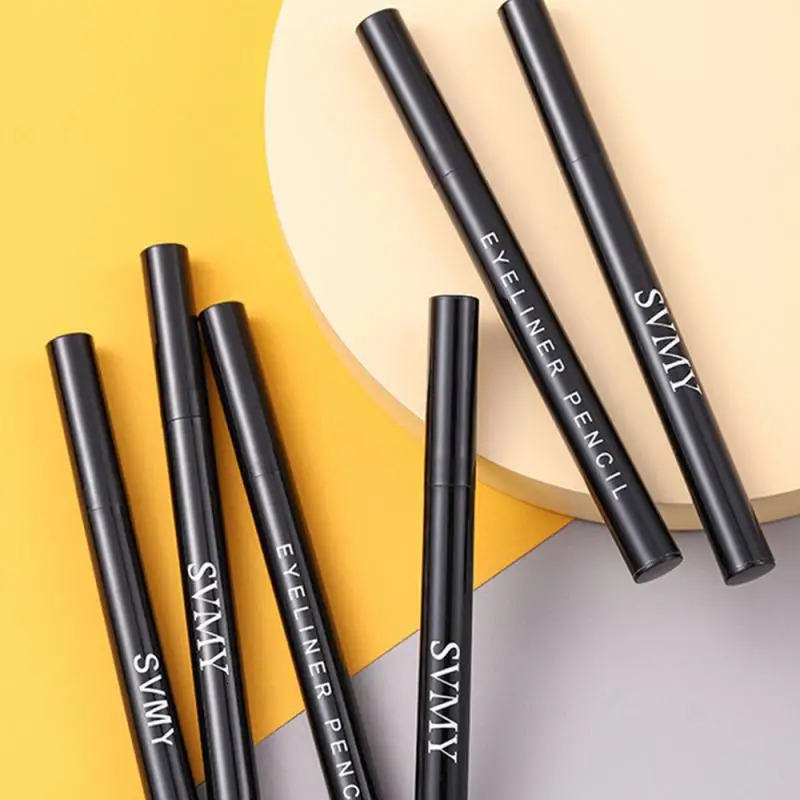 1/2/3PCS Small Gold Pen Quick-drying Eyeliner Waterproof Long-lasting Eyeliner Black/Brown Eyes Makeup Liquid Eyeliner Pencil 240625