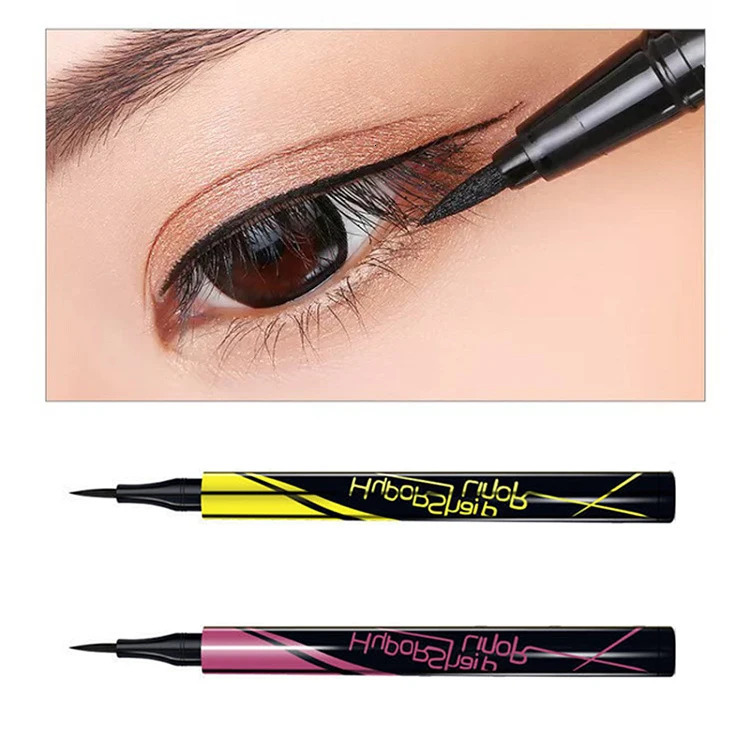 Black Liquid Eyeliner Waterproof Long Lasting Eye Liner Pencil Quick Drying Not Bloom Natural Eyeliner Liquid Pen Cosmetic Tools 240626