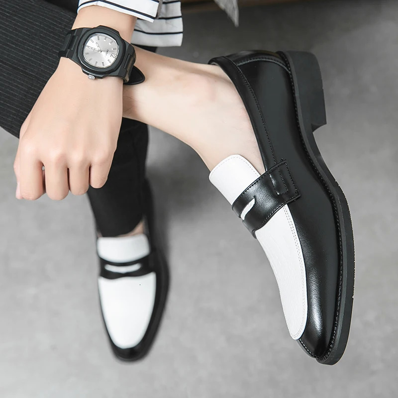 Mens casual luxury brand official mens shoes Moccasins Italian fashion slide on mens shoes Plus size 38-48 driving shoes 240625