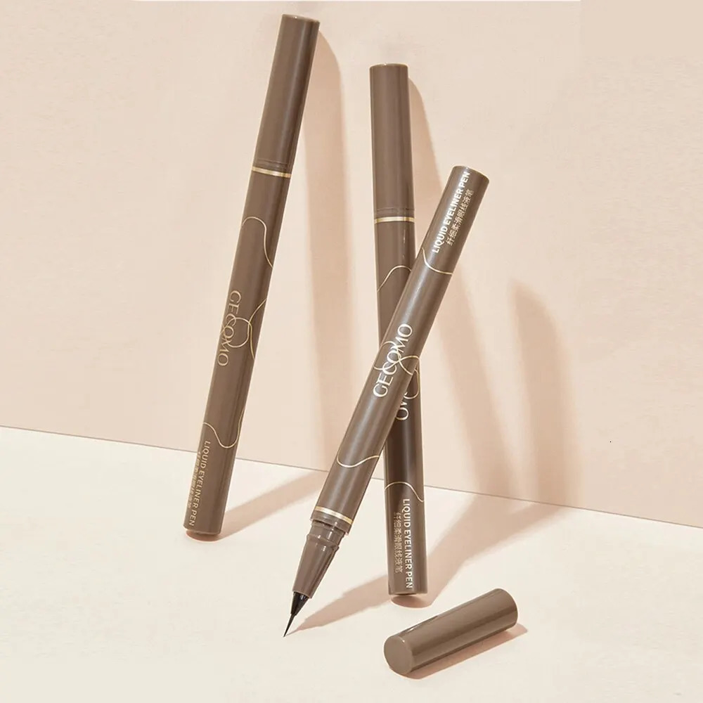 GECOMO Liquid Eyeliner 0.01mm Super Slim Waterproof Quick Dry Long Lasting Color No Smudging Eyeliner Pencil 240625