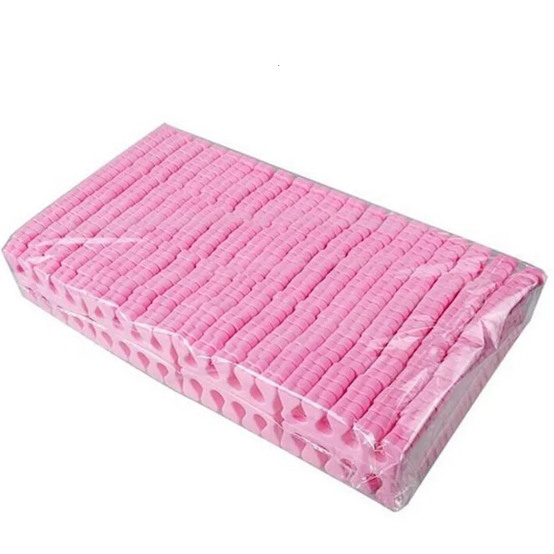 50100pcs Pink Sponge Finger Toe Separators Nail Polish Feet Care Toe Separators Manicure Pedicure Nail Art Tool Bulk Wholesale 240625